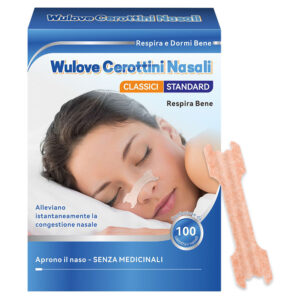 Cerotti Nasali 100 Pezzi Ridurre il Russare, Migliora il Respirazione Sonno, 66 * 19mm