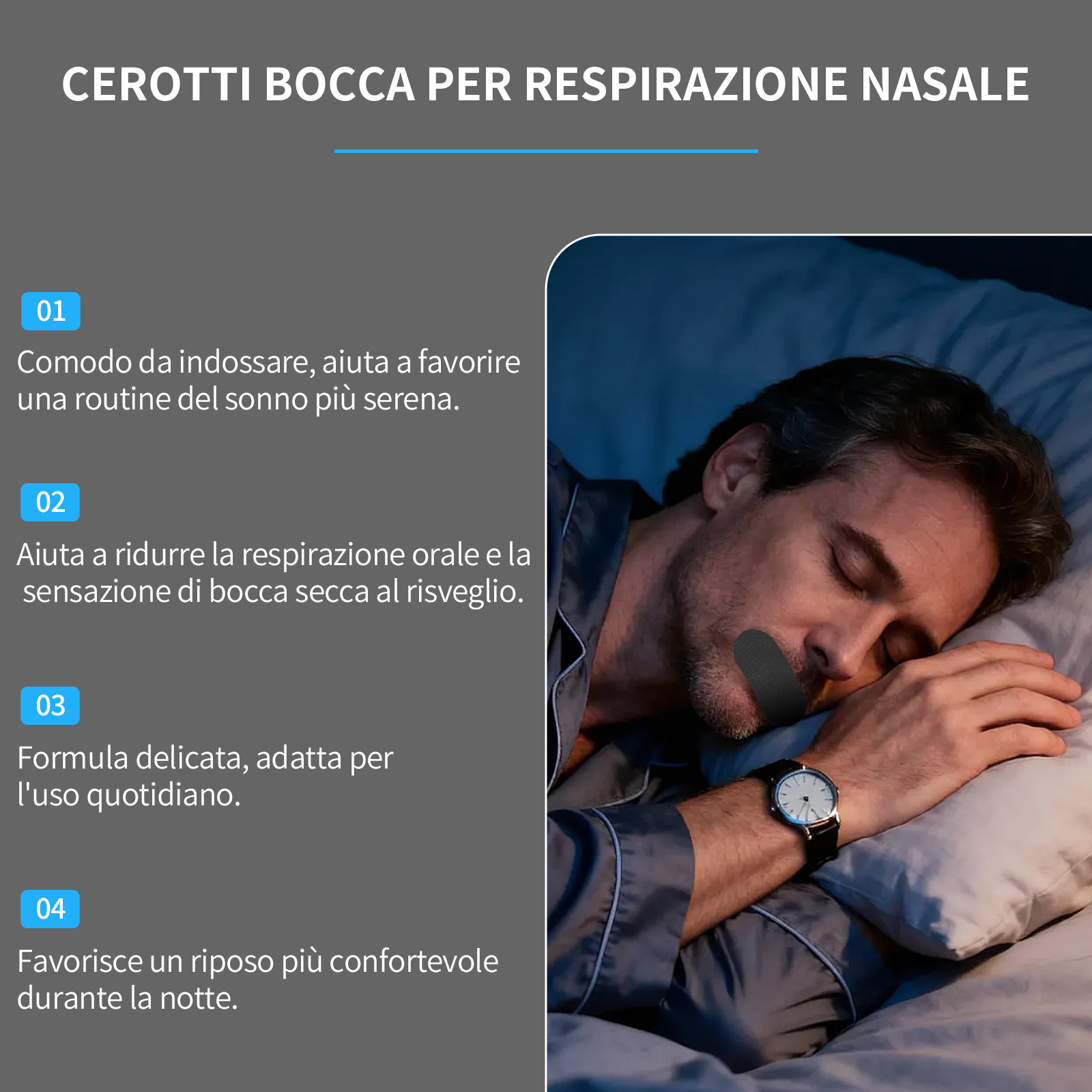 Mouth Tape 100 Pezzi - immagine 3