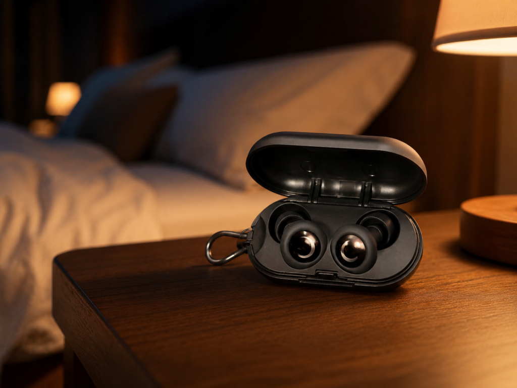 Tappi Auricolari Wulove Riutilizzabili per Dormire – Morbidi, Regolabili e con Custodia Portatile